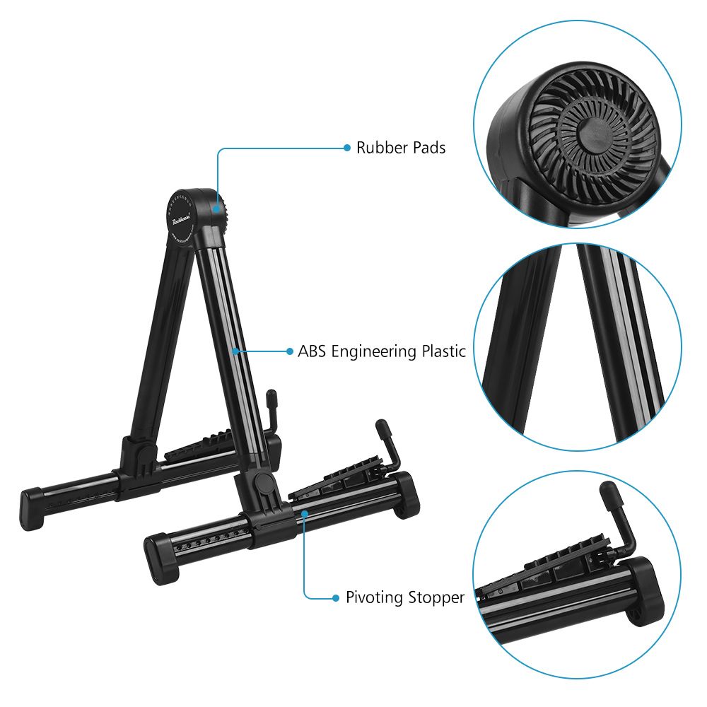General Instrument Stand ABS Plastic Retractable Foldable