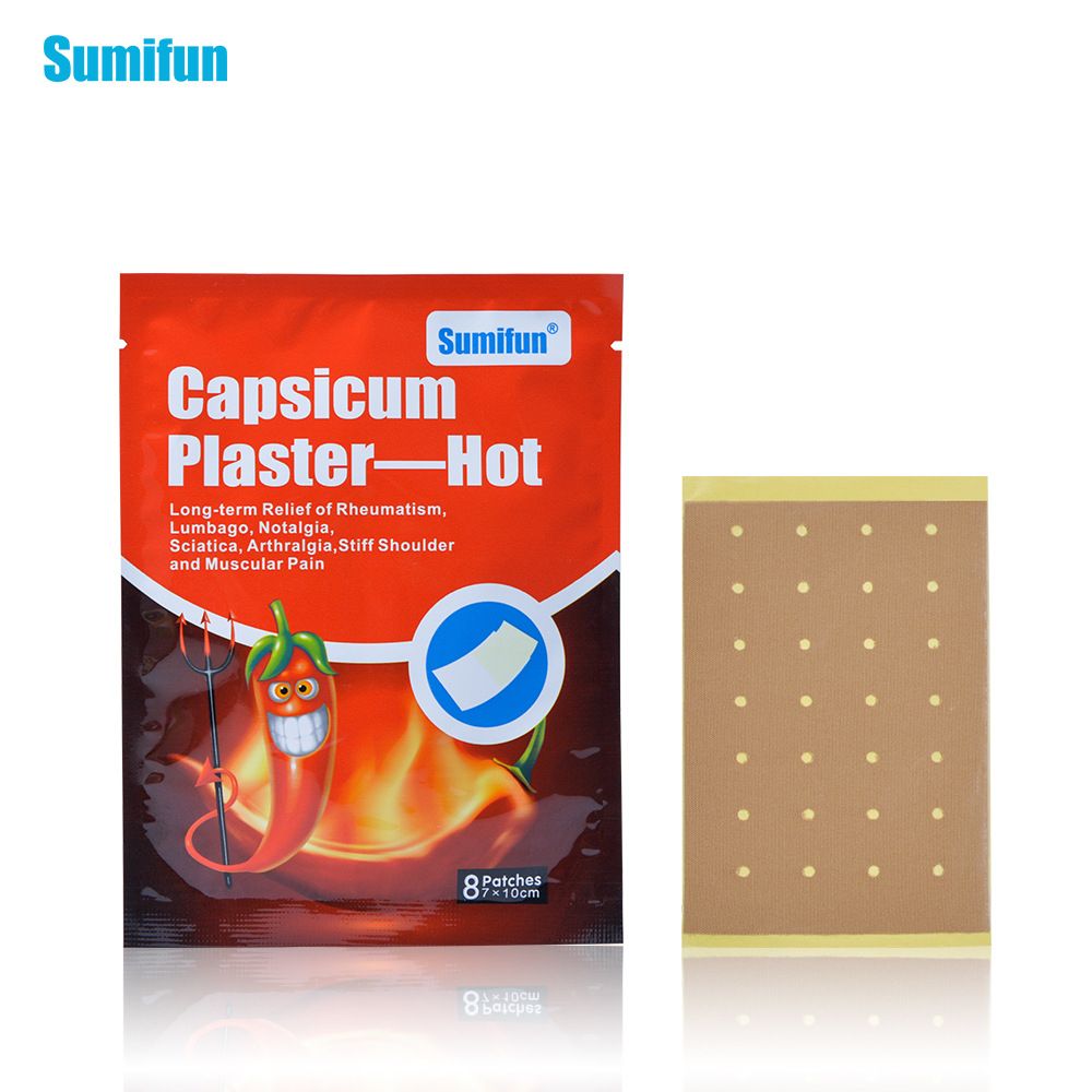 Hot Capsicum Massage Body Pain Care Pain Reliever Muscle Joint 72Pcs/Bag Health Patch Back,Shoulder Pain Plaster Relaxation