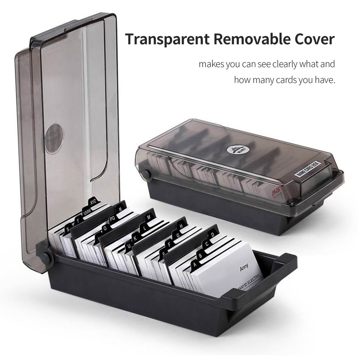 Name Card Box Business Card Holder For Desk With