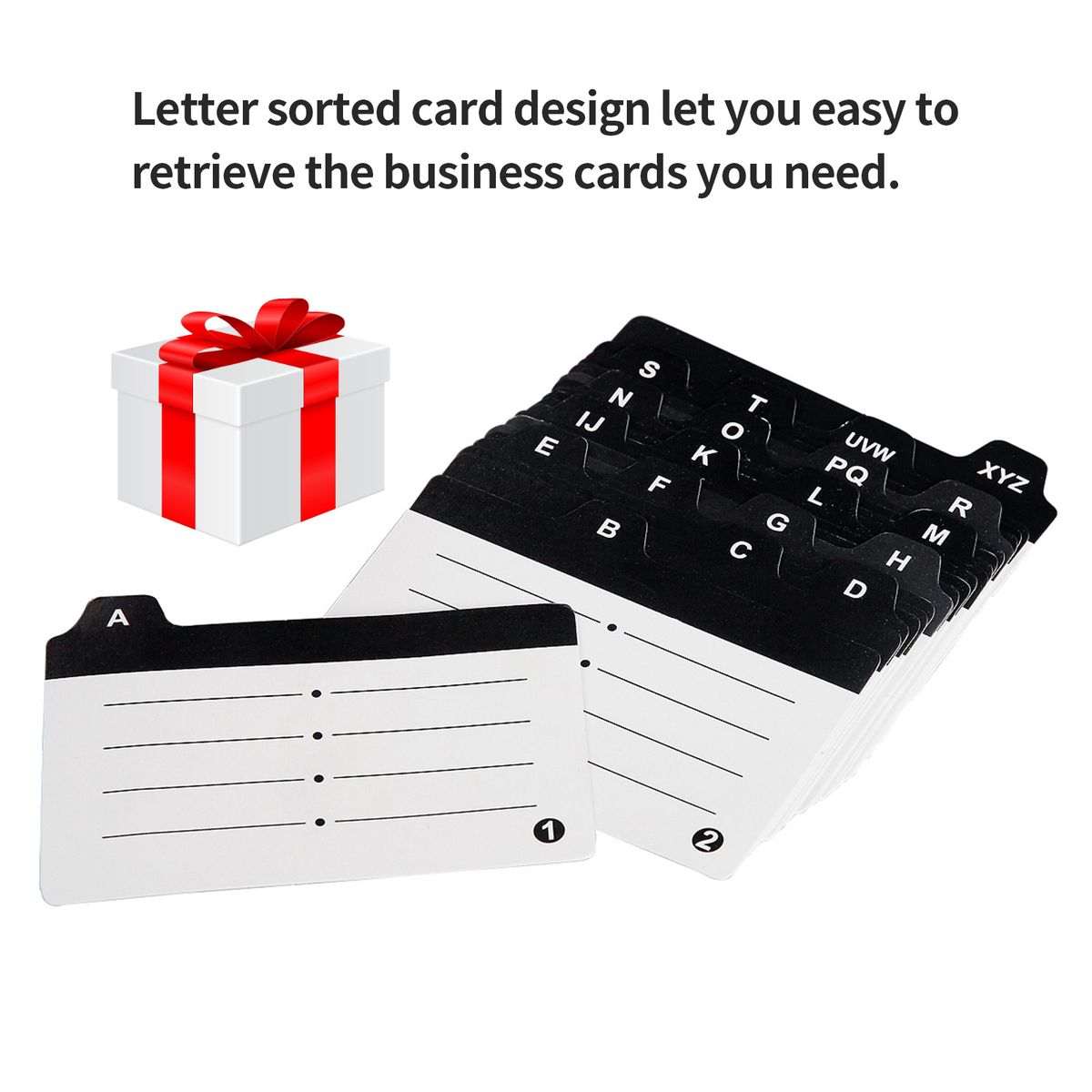Name Card Box Business Card Holder For Desk With