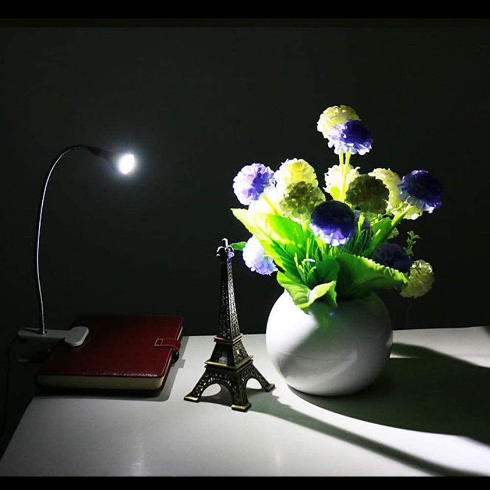 LED Desk Light, 1PCS USB Power Desk Clip Lamp Reading Book