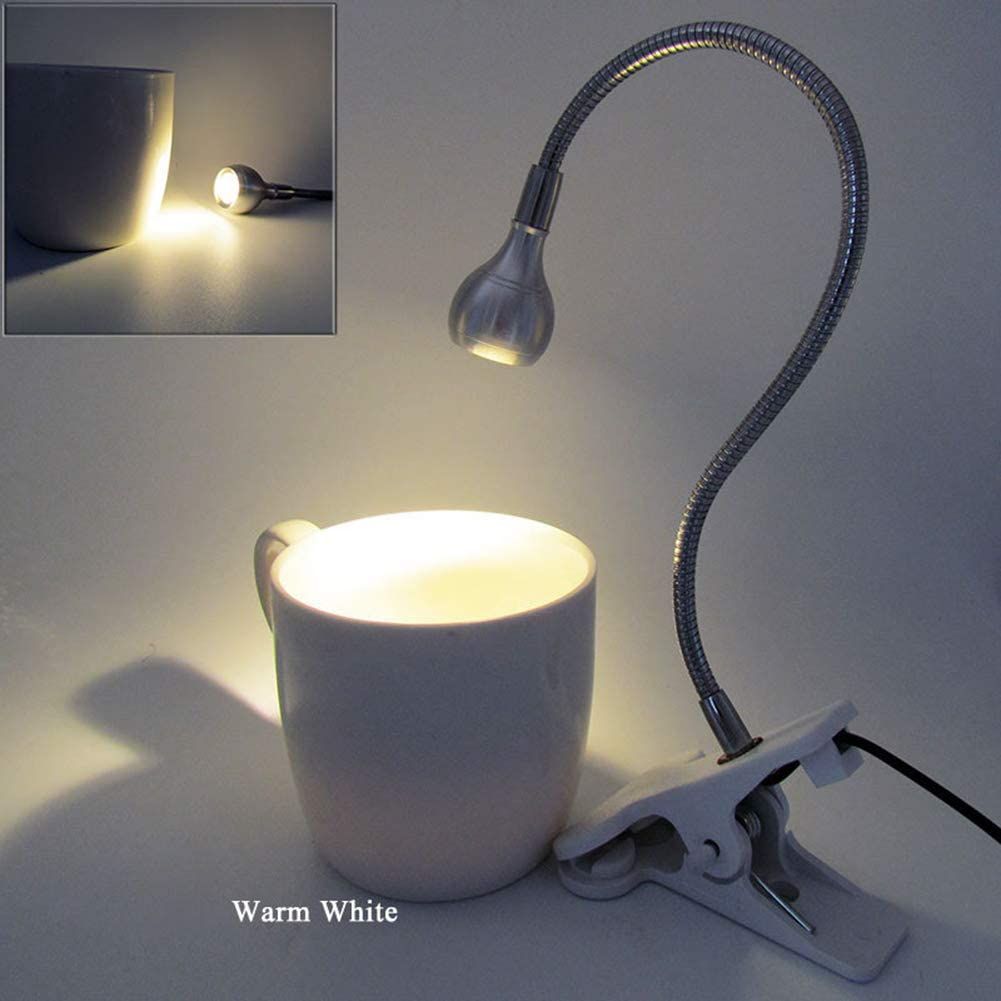 LED Desk Light, 1PCS USB Power Desk Clip Lamp Reading Book