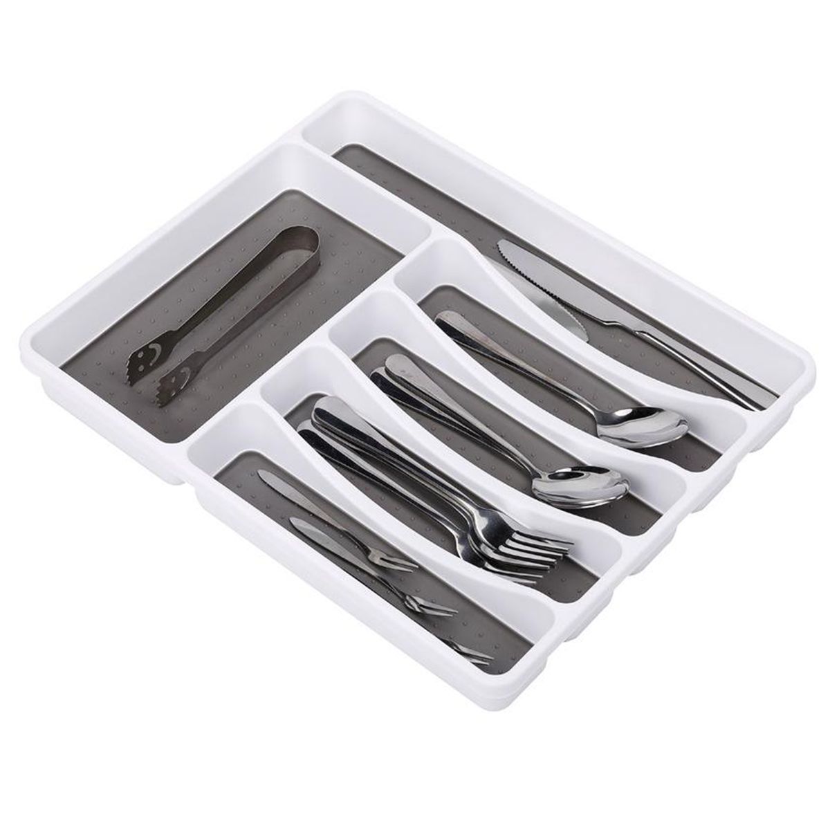 Plastic Kitchen Drawer  Tray Insert Silverware Utensils Cutlery
