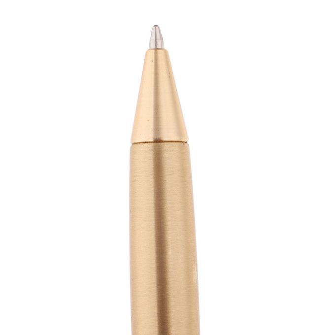 Pack Of 2 Handmade Brass Ballpoint Pocket Signature Pen Black Ink
