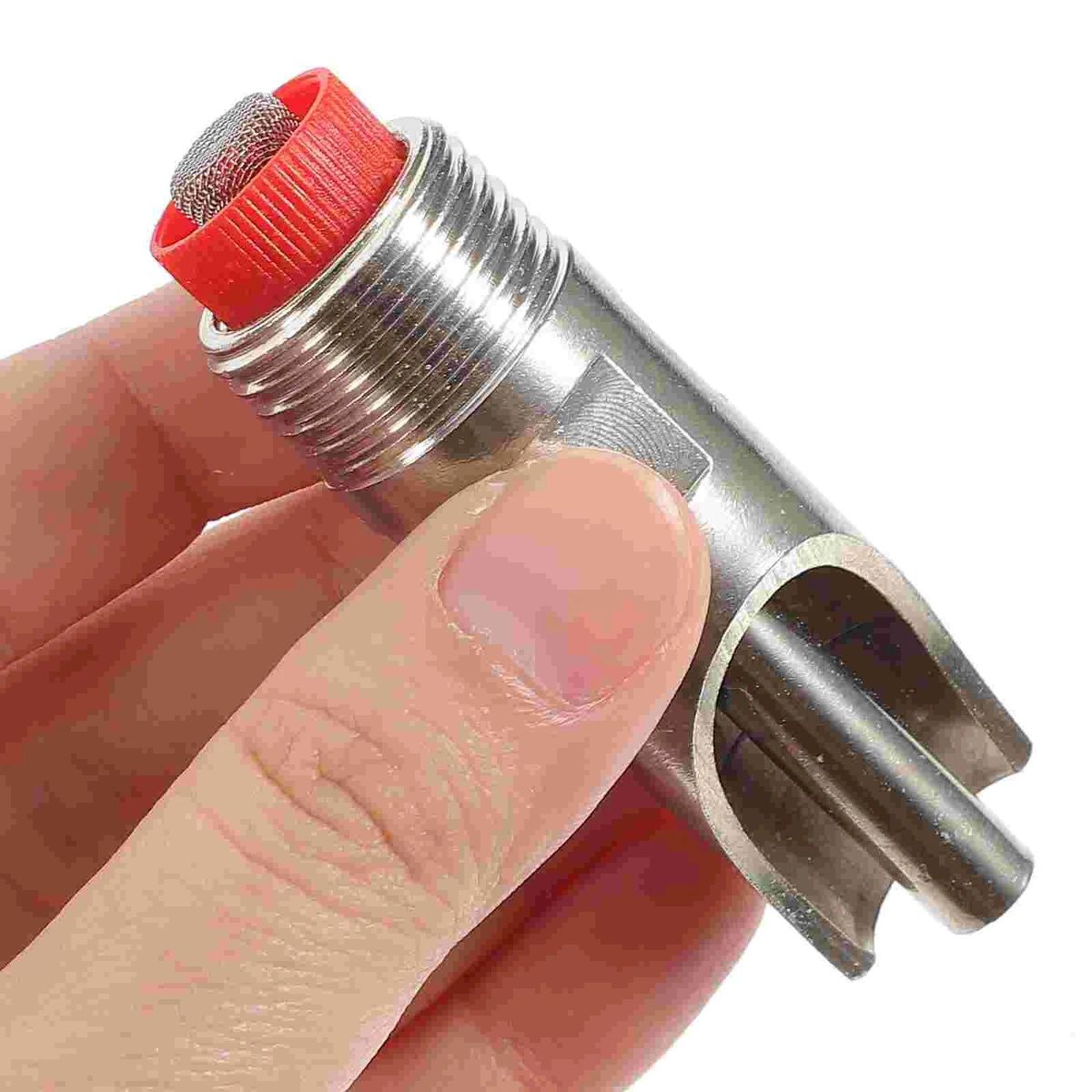 10pcs Small Multi-purposes Sturdy Metal Pigs Waterer Pigs Drinking Nozzle Piglets Water Feeder Piglets Waterer
