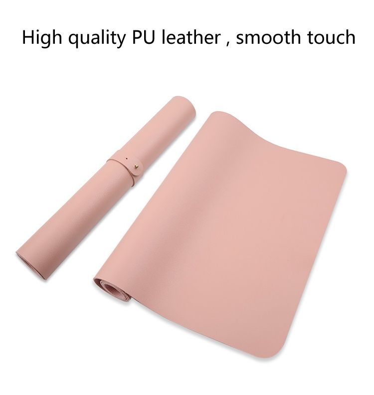 PU Leather Mouse Pad Computer Desk Mat