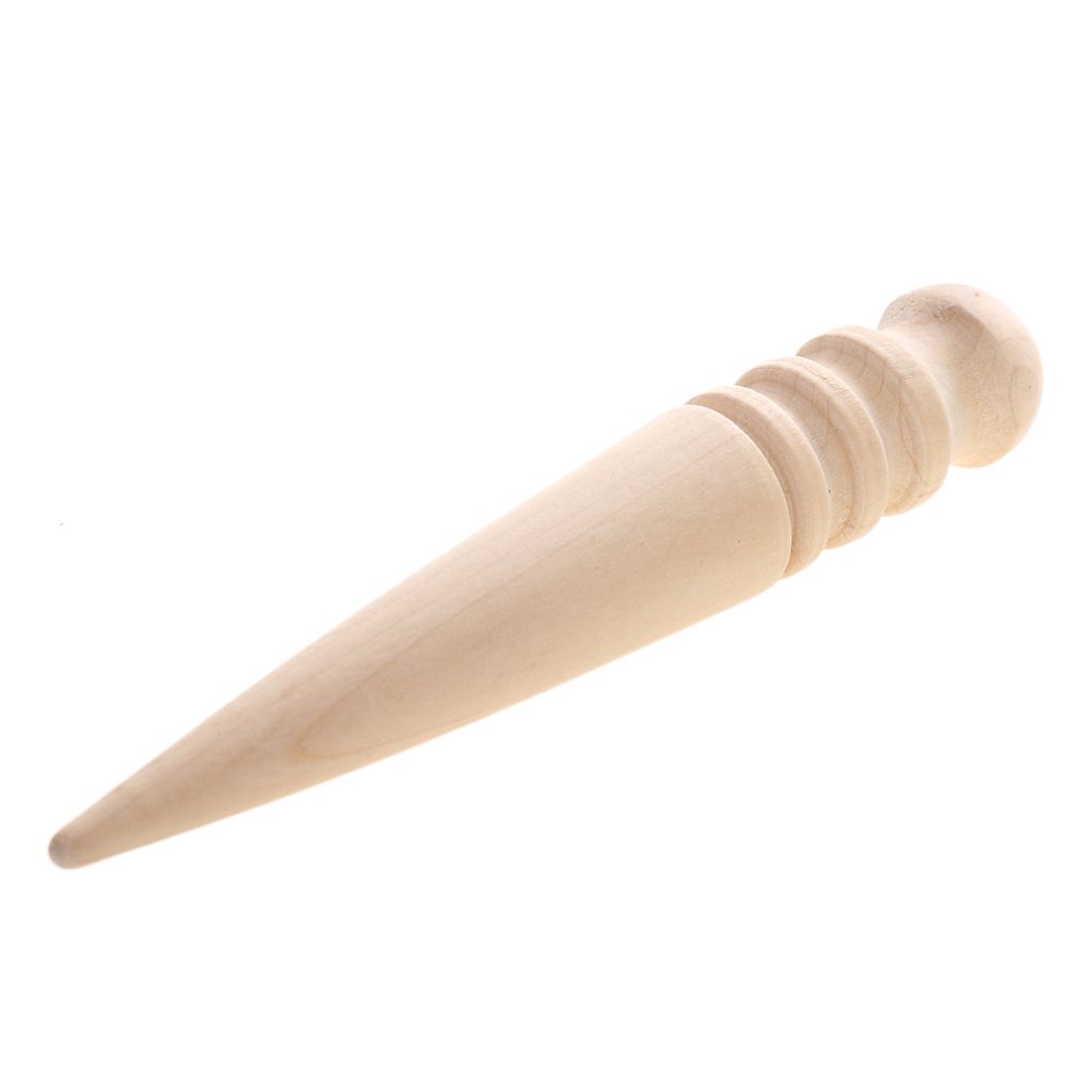 Round Wood Tool Slicking Edge Wooden Stick Slicker