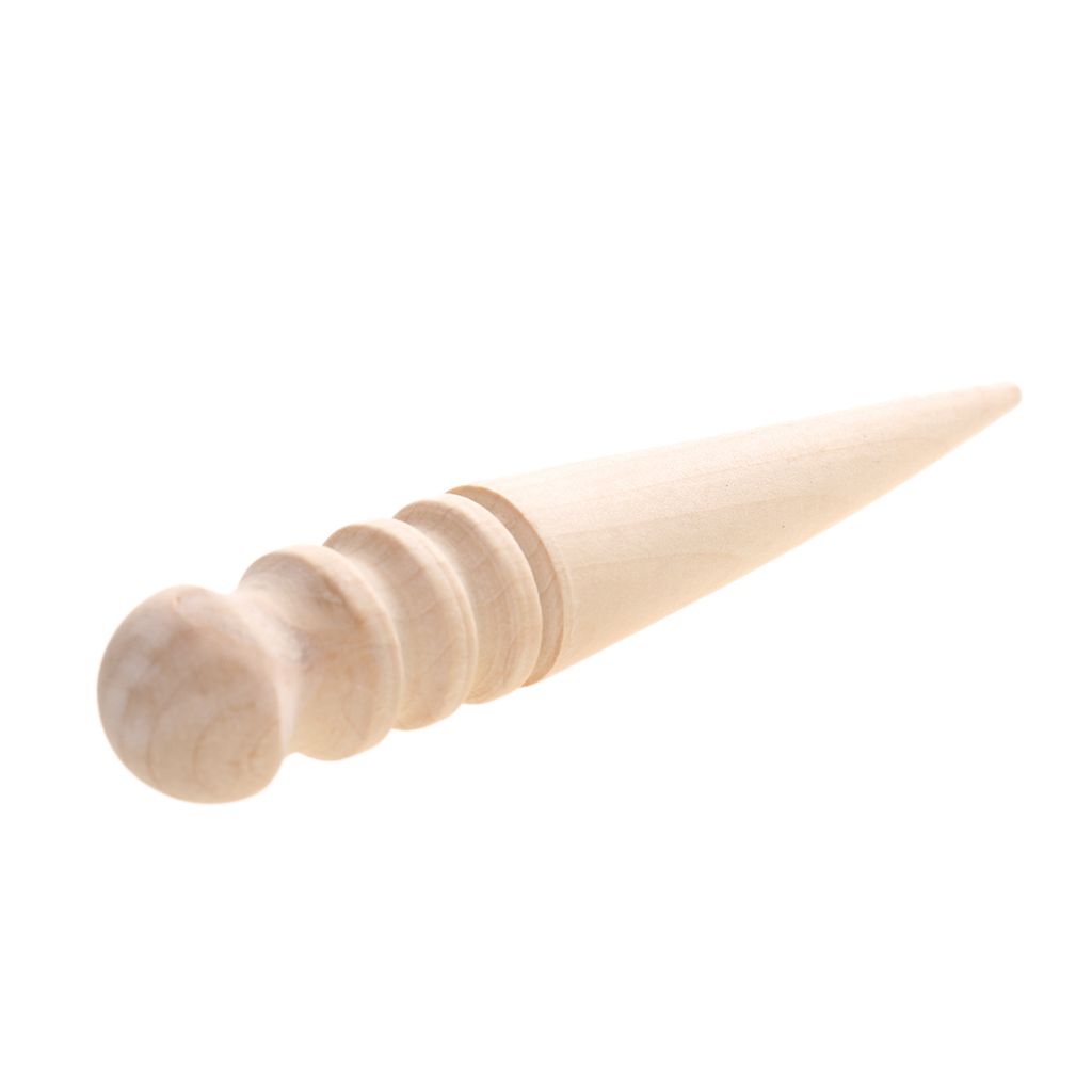 Round Wood Tool Slicking Edge Wooden Stick Slicker