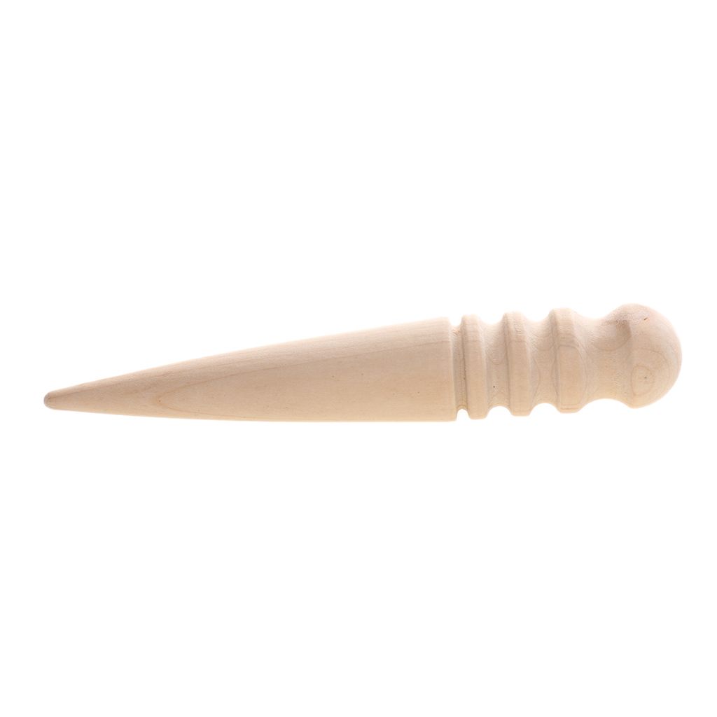 Round Wood Tool Slicking Edge Wooden Stick Slicker