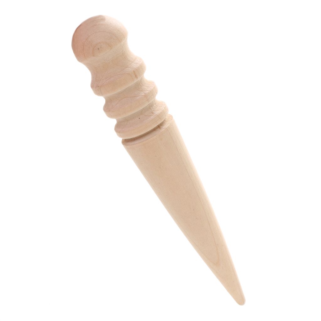 Round Wood Tool Slicking Edge Wooden Stick Slicker