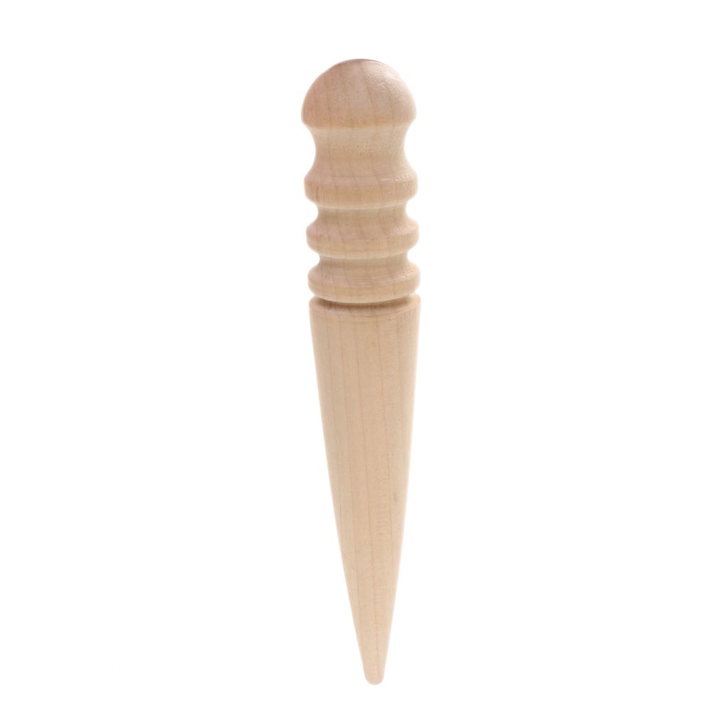 Round Wood Tool Slicking Edge Wooden Stick Slicker