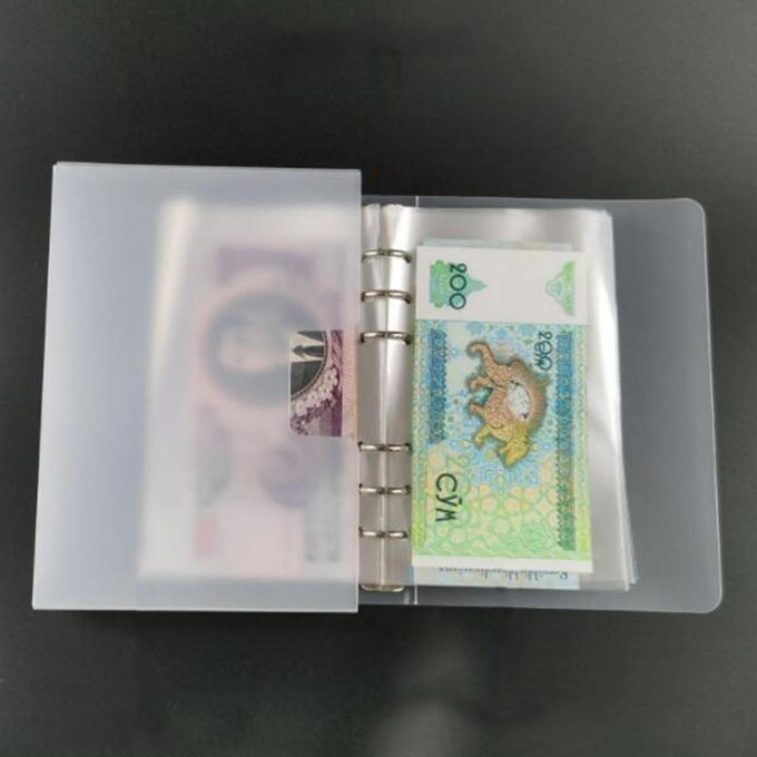 100Pcs Paper Money Collecting Bill Protector Slab Holder For