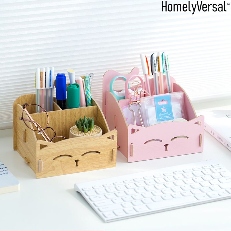 Pen Pencil Holder Makeup Storage Tray Makeup Brush
