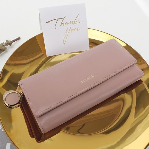 Women Wallets Long Style Multi-functional Wallet Holder-Burgundy