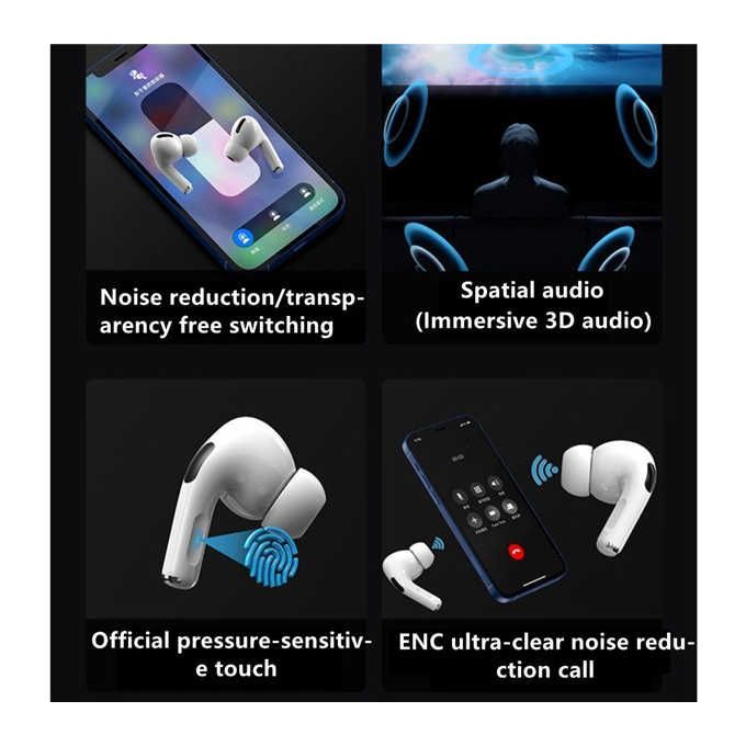 PRO3 Wireless Fingerprint Touch Bluetooth Earphone Headset With Call Mic
