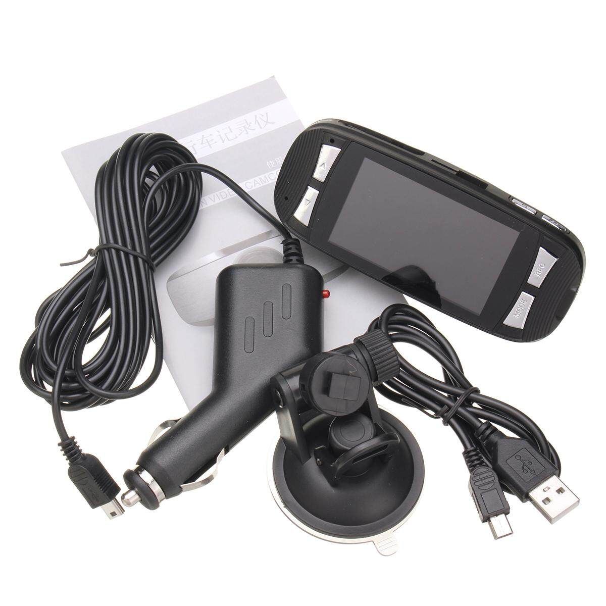 2.7'' G1W-CB Capacitor Stealth Vision Full HD 1080P Car Dash Cam DVR Box Black