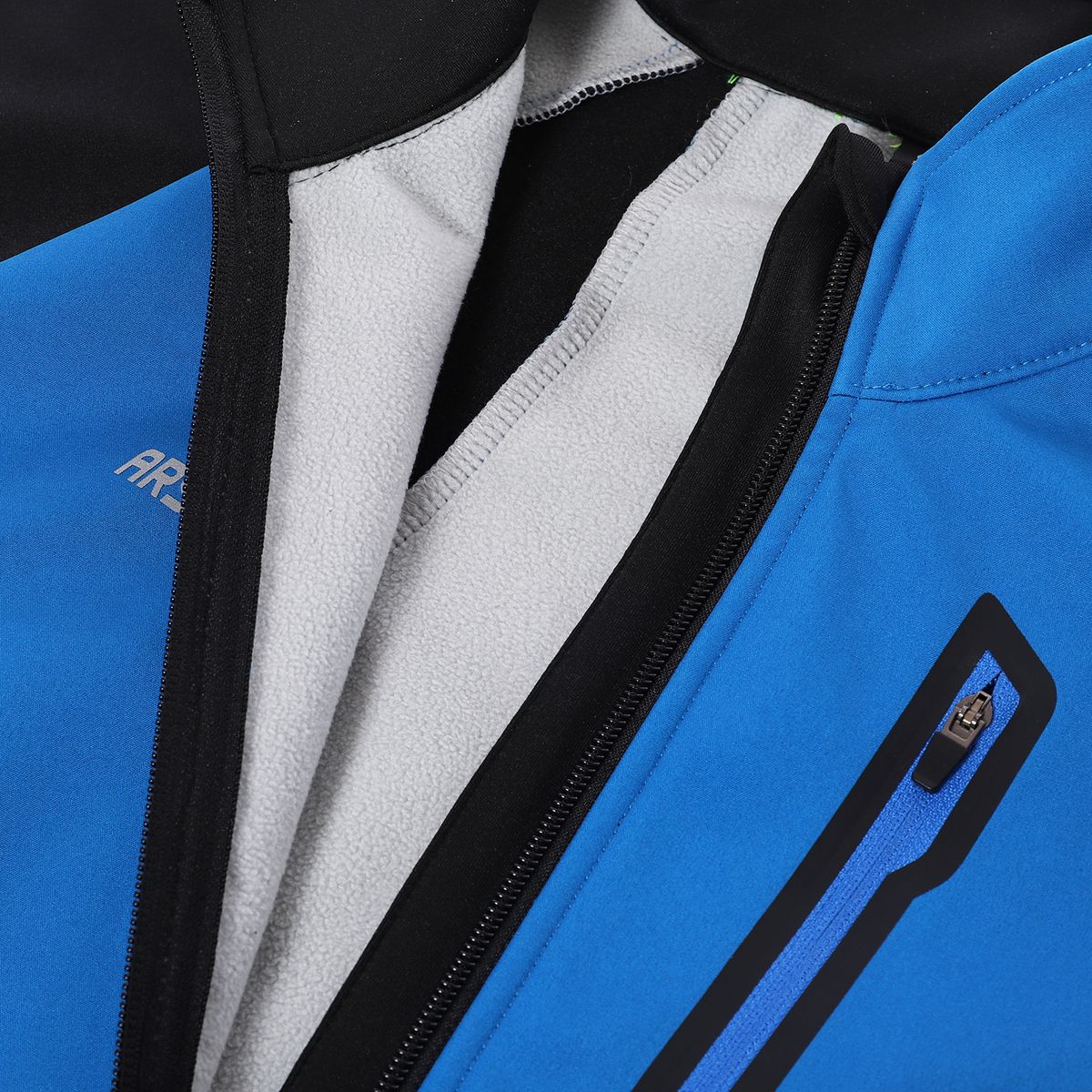 Men Cycling Jacket Waterproof Windproof Thermal Fleece Bike