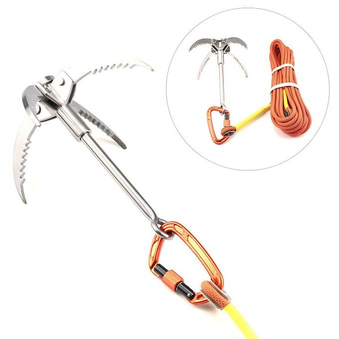 Carabiner With Screw Locking Gate 24KN Heavy Duty Carabiner