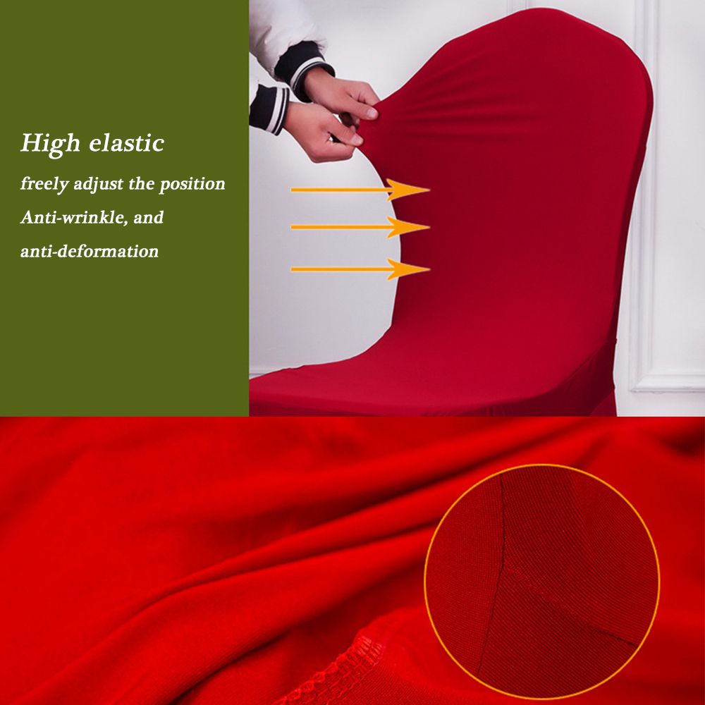 1pcs Universal Washable Elastic Cloth Chair Cover Multicolor