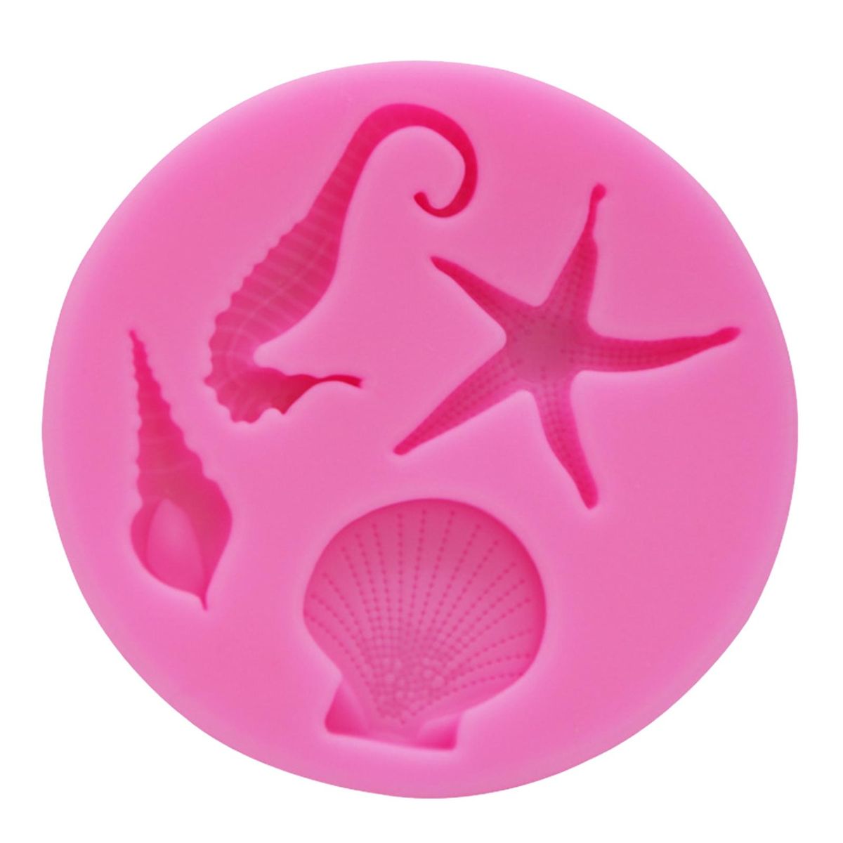 Silicone Fondant Mold Non-sticky Flexible Food Grade-Pink