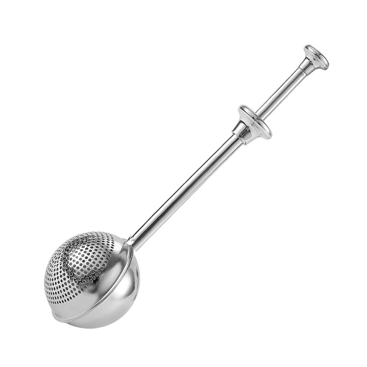 Flour Duster Food Grade Retractable Stainless Steel-Silver