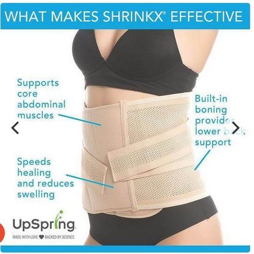 Postpartum Slimming Belly Wrap, Size S/M Black