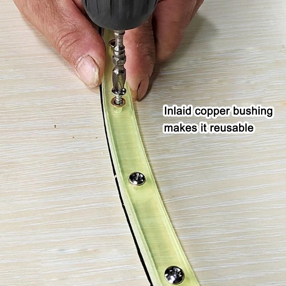 1m Practical Profiling Strip Flexible Curve Template Adjustable Fixed Complex Shape Contour Template Guide Utility Woodworking Tool