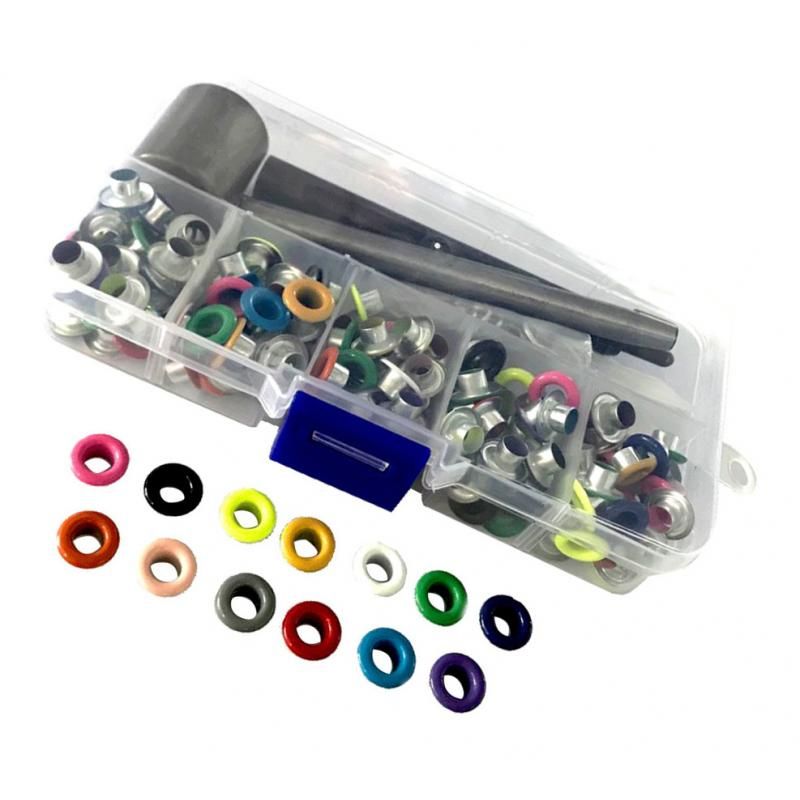 400set 3mm Eyelets Washers Eyelets Grommet For Leathercraft Bags DIY