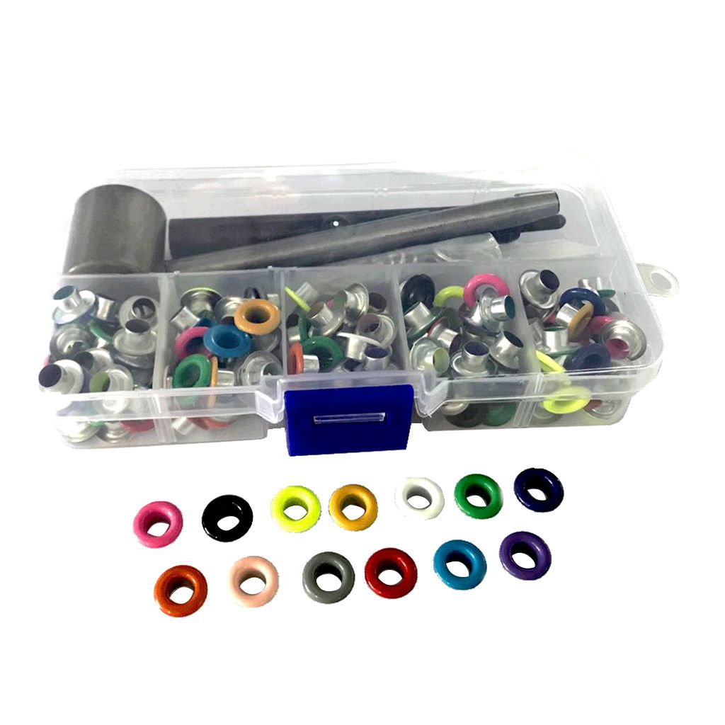 400set 3mm Eyelets Washers Eyelets Grommet For Leathercraft Bags DIY