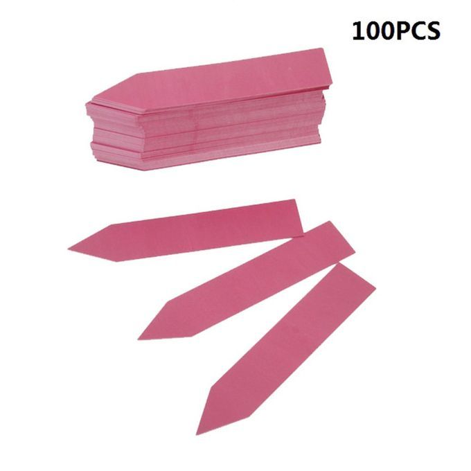 Reusable Waterproof Plant Flower Labels Markers Garden Tags De Oration Tools-yellow-100p S