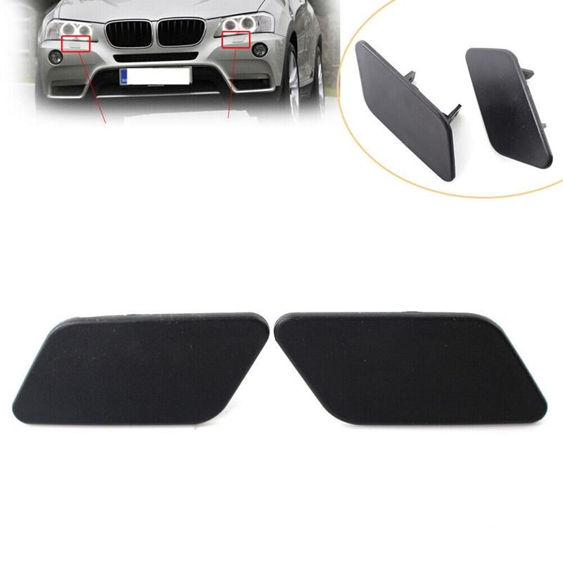 Front Left Right Headlight Washer Nozzle Cap Cover