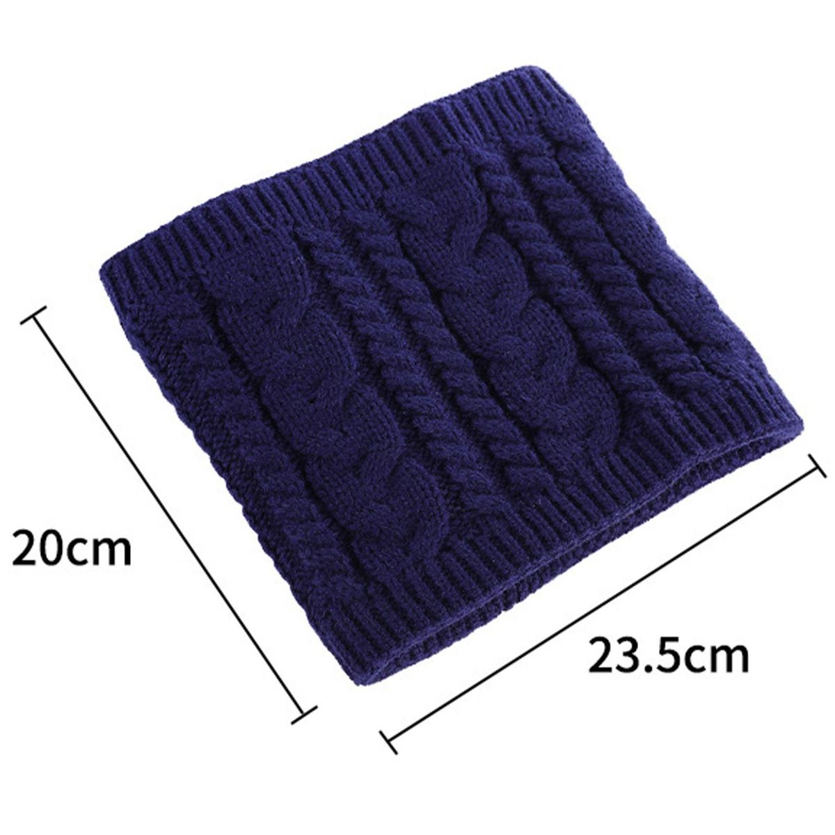 Neck Scarf Windproof Elastic Acrylic Fiber Climbing-Beige