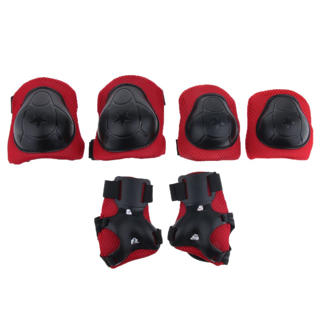 Skateboard For Pads Knee Kids 6Pcs Wrist Protective Elbow