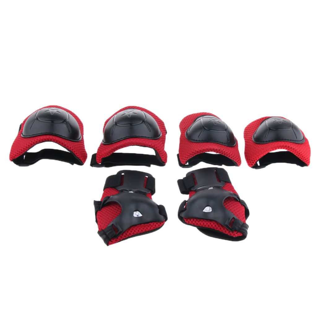 Skateboard For Pads Knee Kids 6Pcs Wrist Protective Elbow