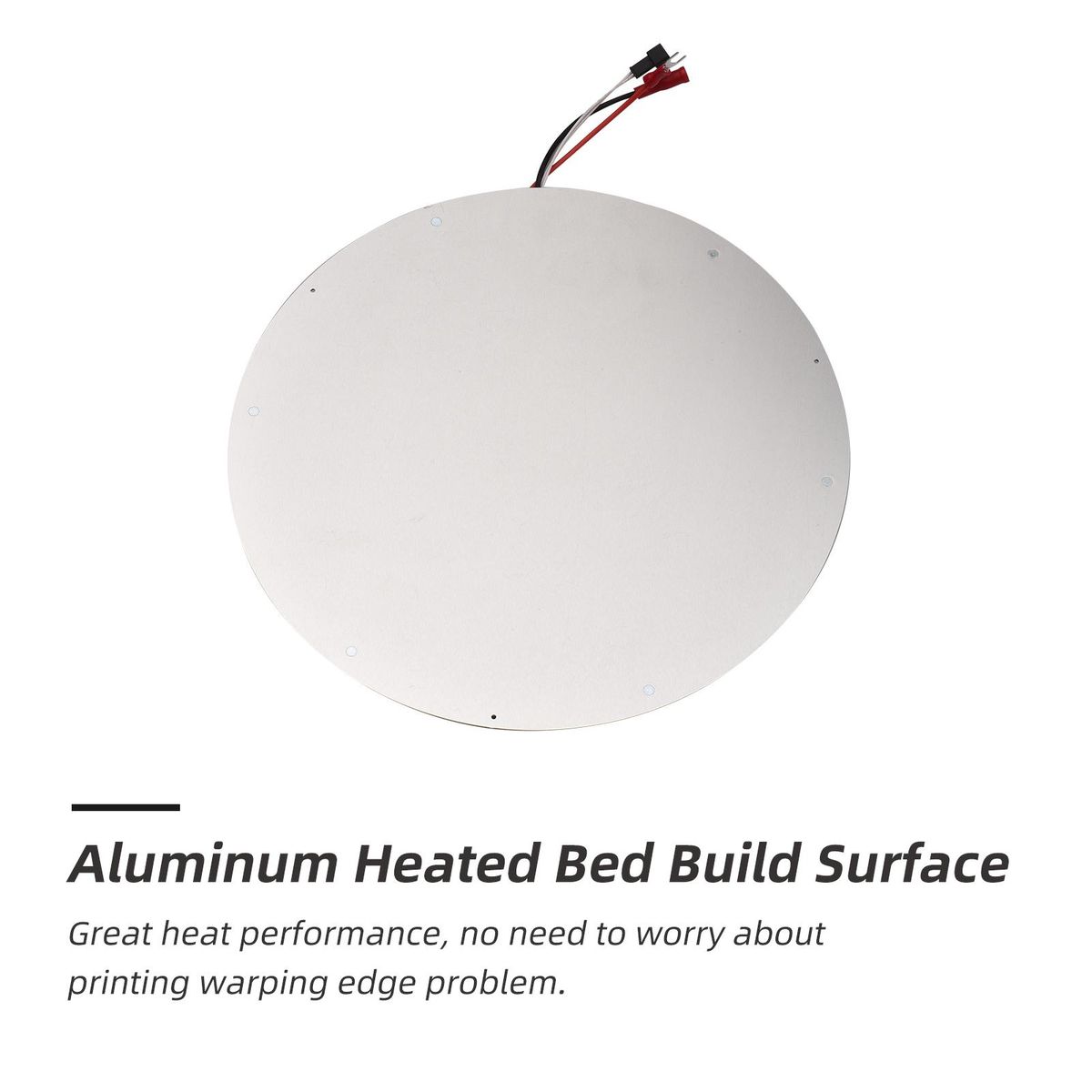 FLSUN SR 3D Printer Aluminum Heated Bed Build Surface Heat Bed 3D Printer Upgraded Parts