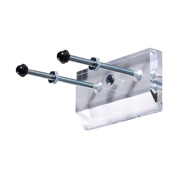 3x Skateboard Wall Hanger Luxury Acrylic Wall Mount Floating Storage