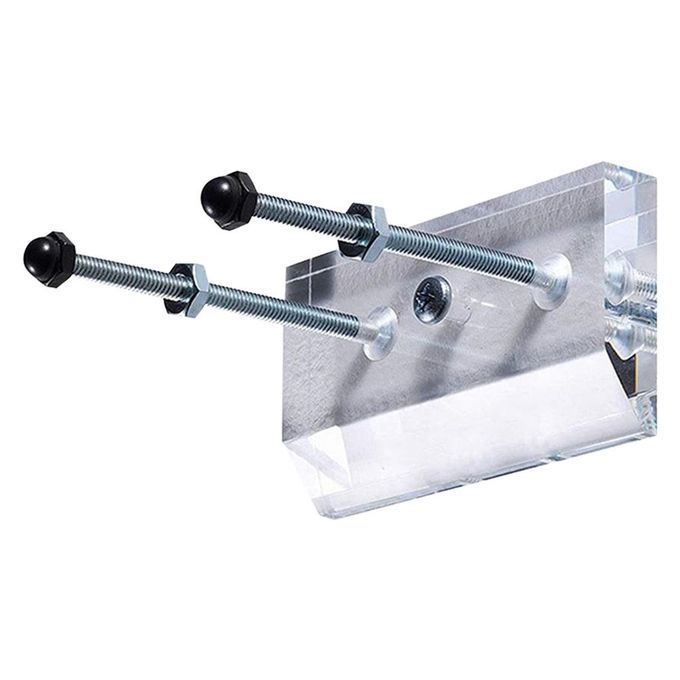 3x Skateboard Wall Hanger Luxury Acrylic Wall Mount Floating Storage