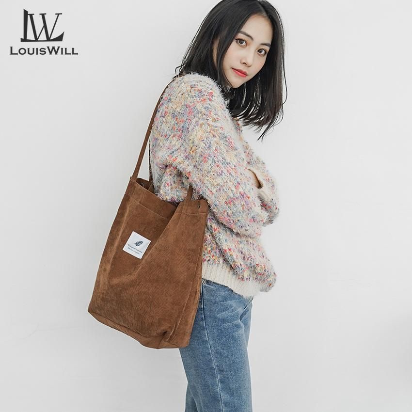 LouisWill Ladies Shoulder Handbag Women Tote Polyester Bag