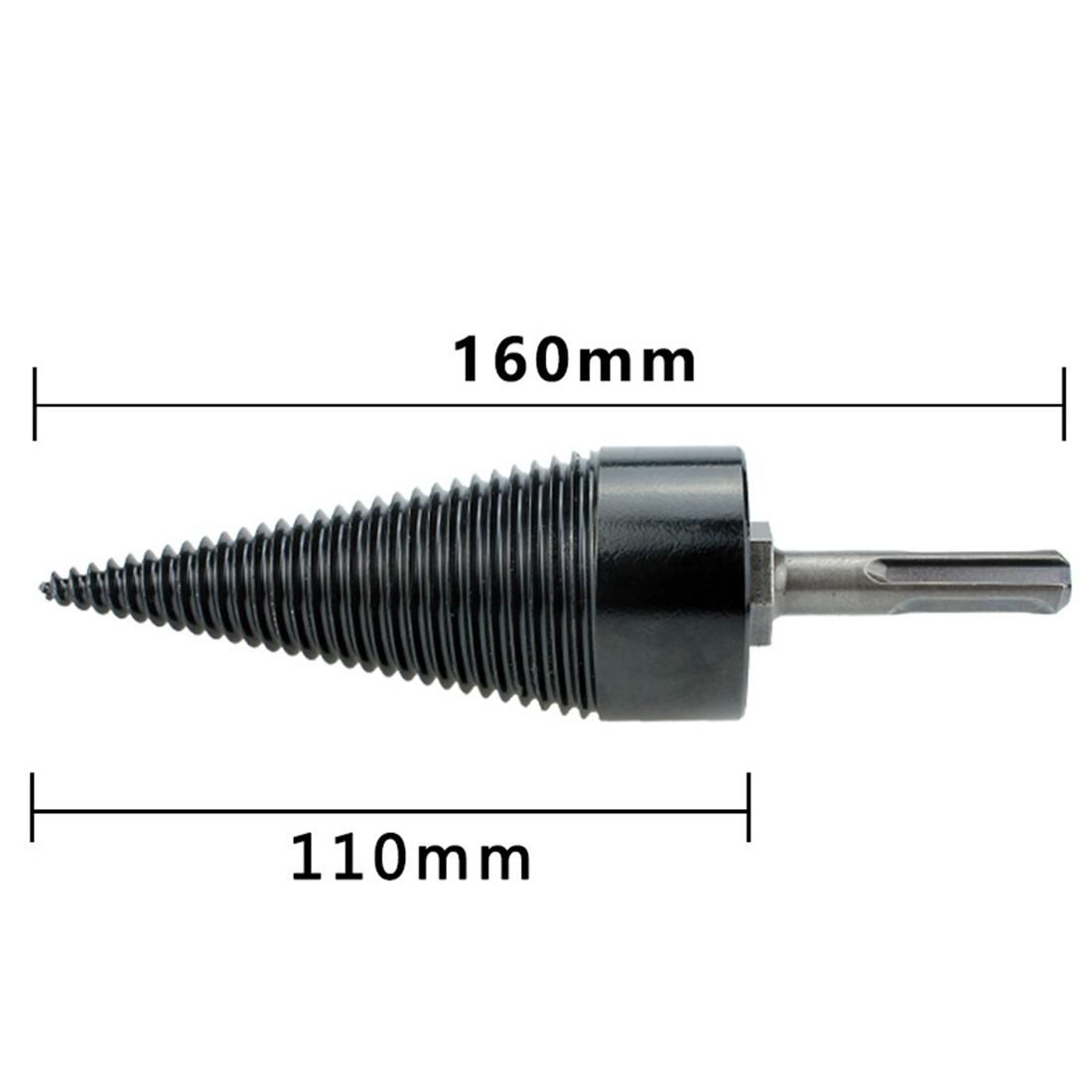 Wood Splitting Cone, HSS Hex Handle Wood Drill Chopping