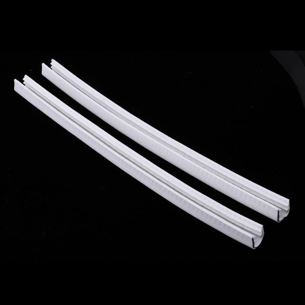 2 Pieces / Piece Skate Long Nose Guard And Tail Guard, Skate White