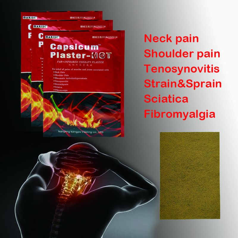 Muscle Back Massage Hot Medical 160Pcs Pain Plaster Strain Relieving Chinese Ache Knee Patch Capsicum Pain Plaster Pain Joint