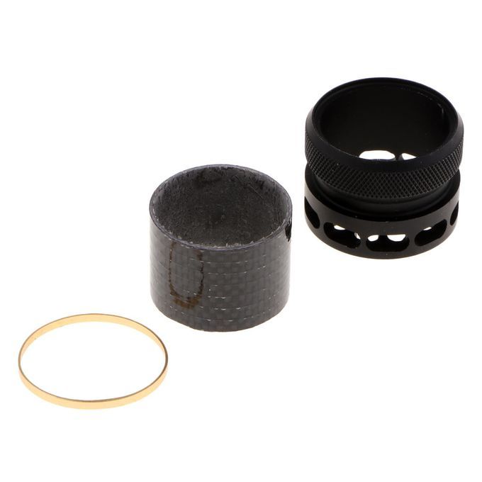 Carbon Fiber Lock Nut Extension Winding Check For  Reel Seat