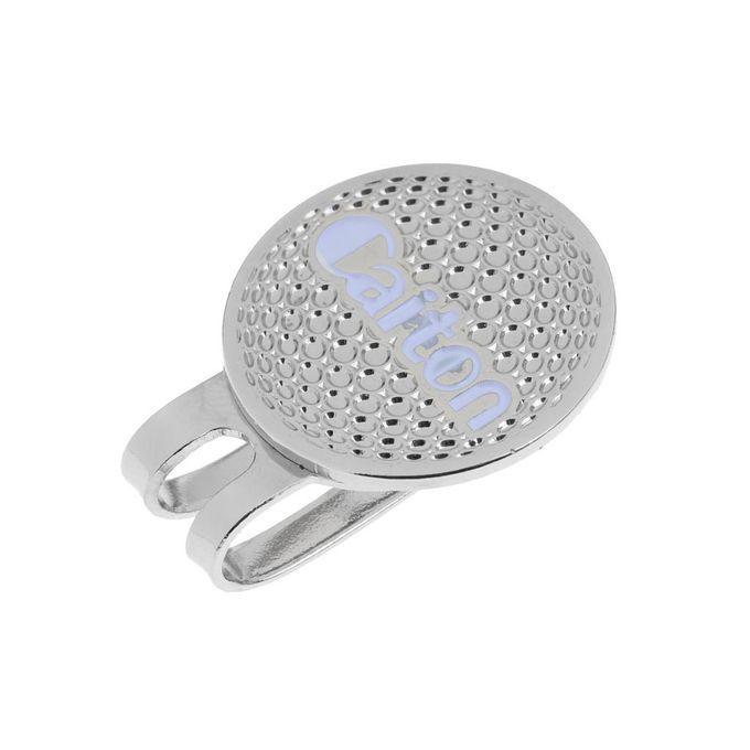 Alloy Golf Hat /   Clip With Magnetic Ball Marker Golf Silver