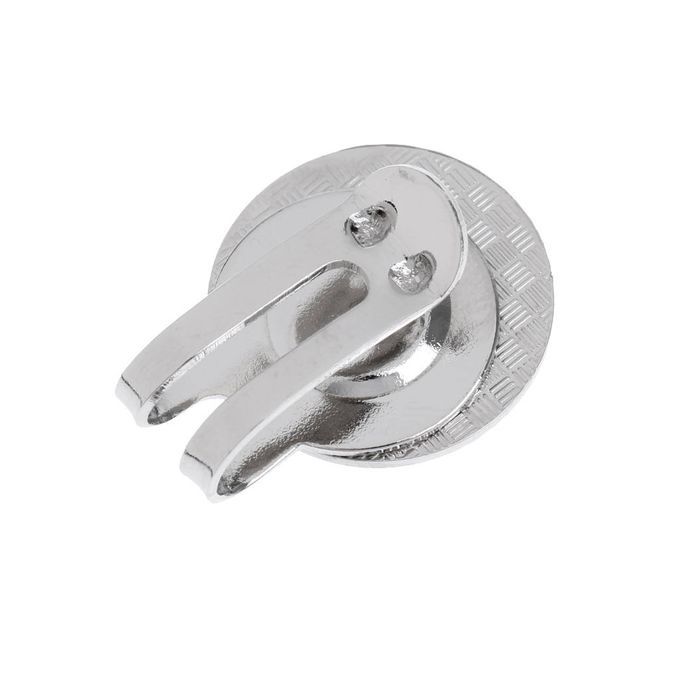 Alloy Golf Hat /   Clip With Magnetic Ball Marker Golf Silver