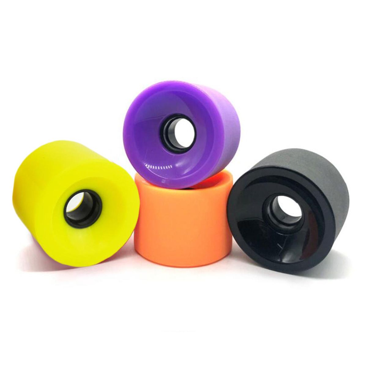 4Pieces Durable Longboard Wheels Set 70x51mm Skate Board