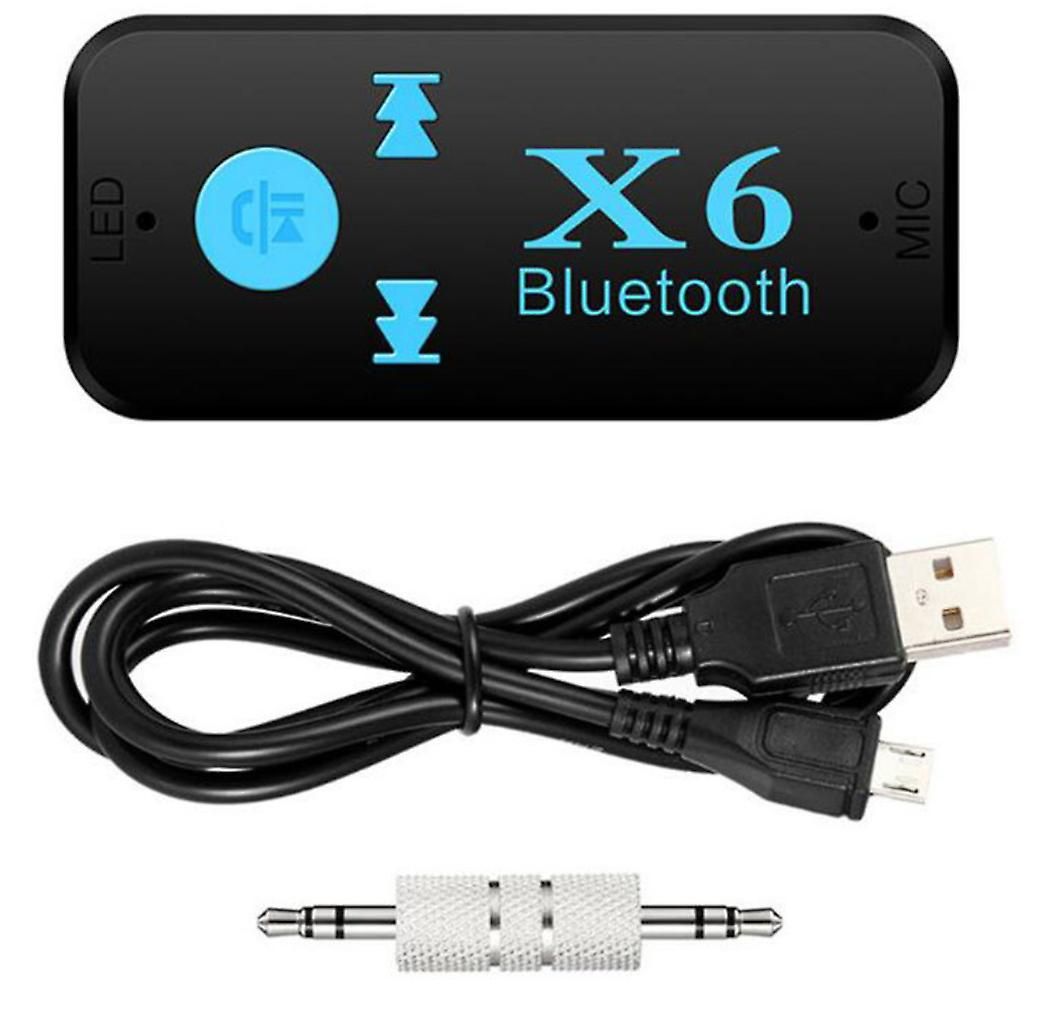 3.5mm Wireless Bluetooth Home Theater Car Aux Audio Receiver Adapter X6