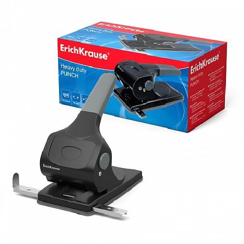 QUALITY HEAVY-DUTY PUNCHER  BLACK (UP TO 70 SHEETS)