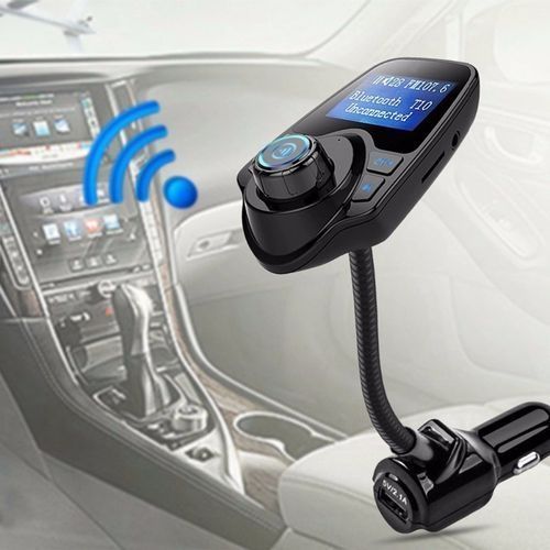 Car MP3 Audio Player Bluetooth FM Transmitter Wireless FM Modulator Car Kit HandsFree LCD Display USB Charger