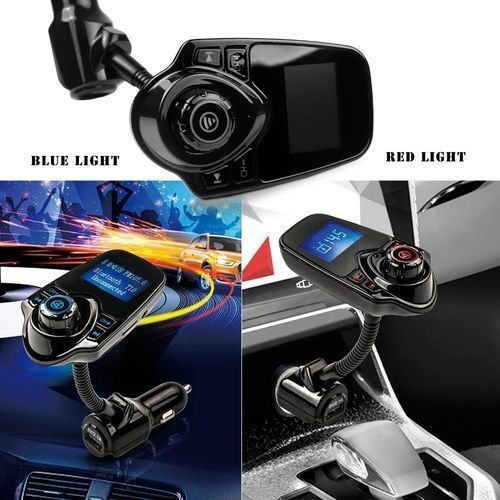 Car MP3 Audio Player Bluetooth FM Transmitter Wireless FM Modulator Car Kit HandsFree LCD Display USB Charger