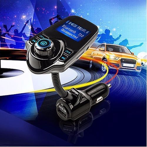 Car MP3 Audio Player Bluetooth FM Transmitter Wireless FM Modulator Car Kit HandsFree LCD Display USB Charger
